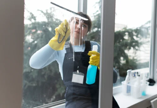 Nettoyage de vitres intérieures et extérieures à Saint-Pavace